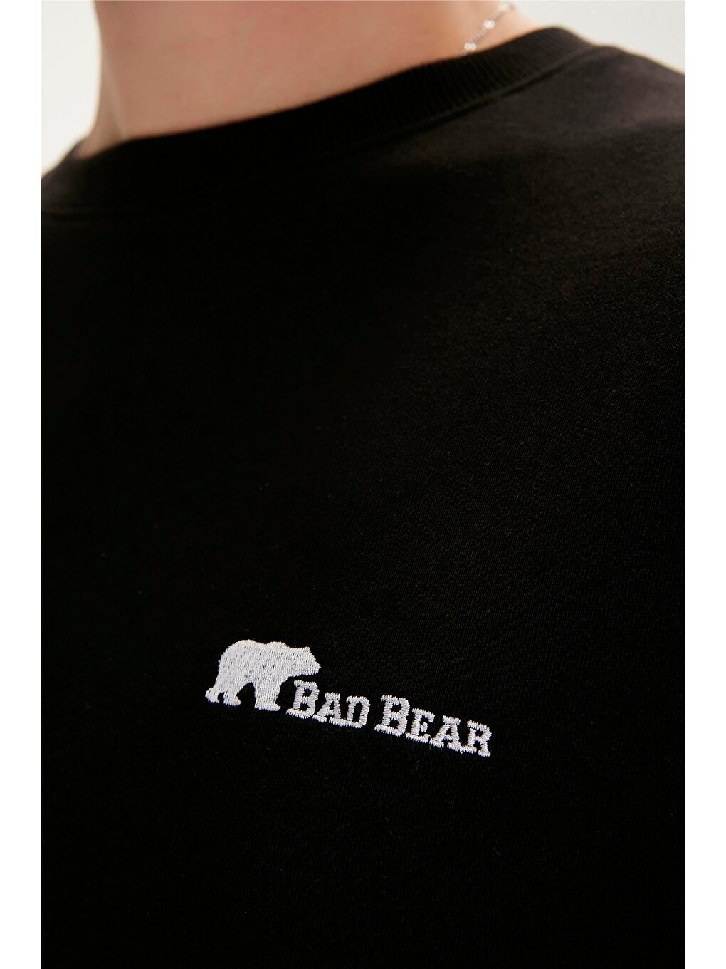 Bad Bear Siyah Tag Crewneck Siyah Erkek Sweatshirt - 3