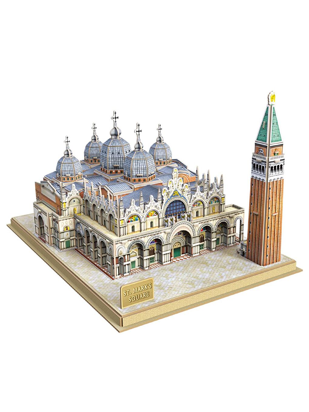 Cubic Fun Karışık 3D Puzzle National Geographic Serisi - San Marco Meydanı 107 Parça - 1