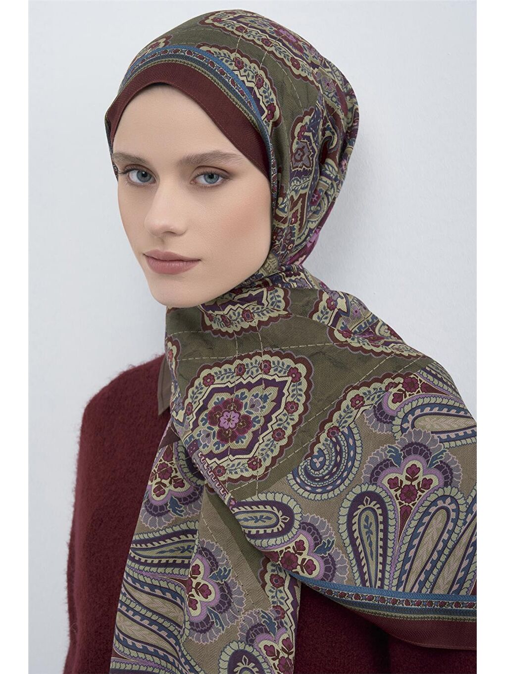 Bordo Yün İpek Harmony 326 31