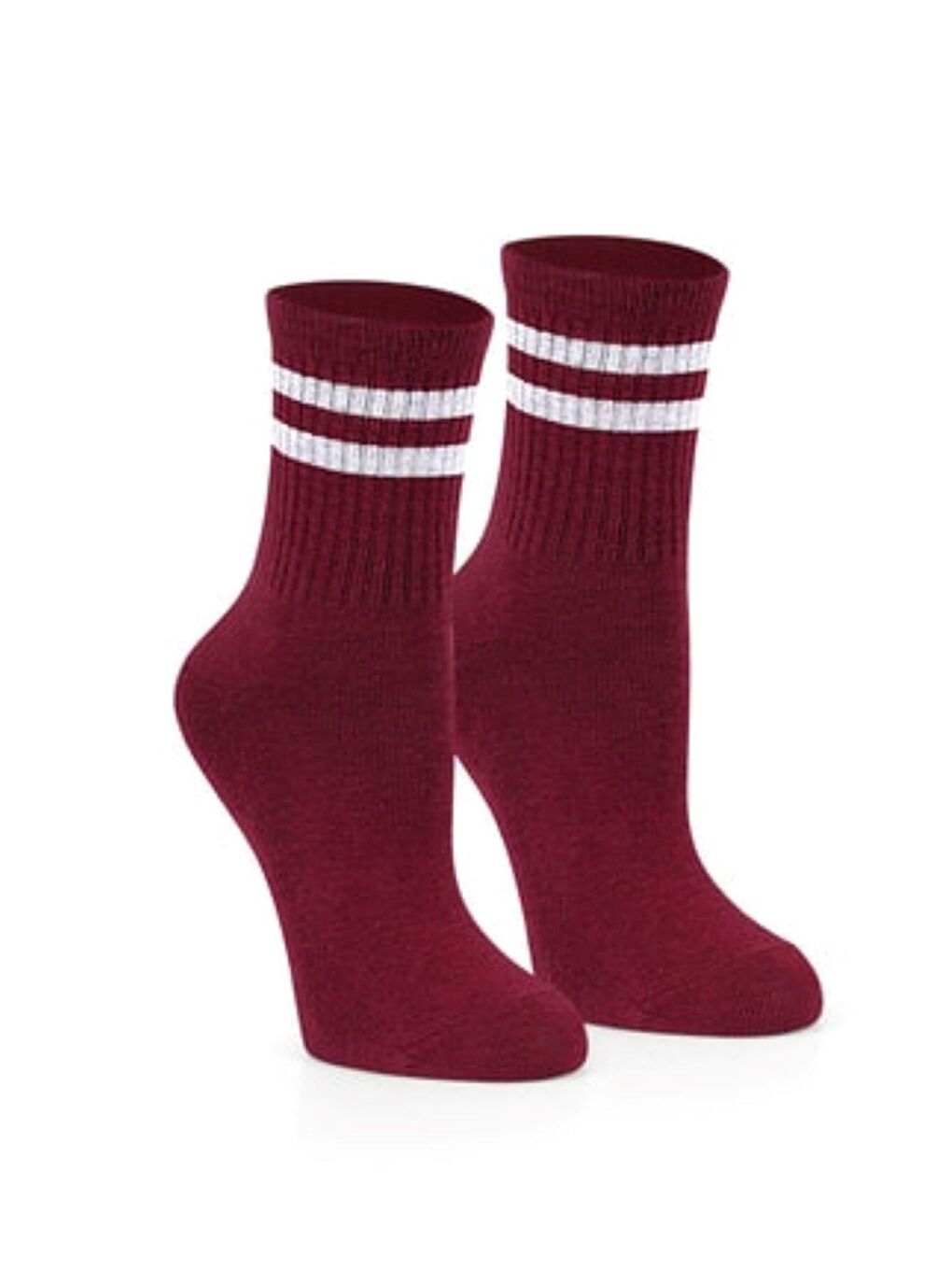 OZZY SOCKS Siyah-Kırmızı 3lü Bayan Kolej Çorabı - 1