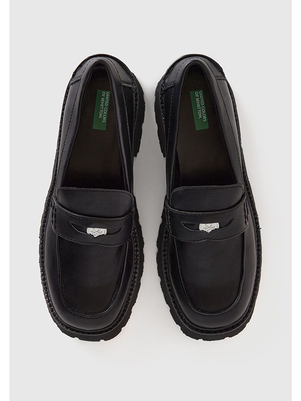 Kadın Siyah Suni Deri Makosen-3