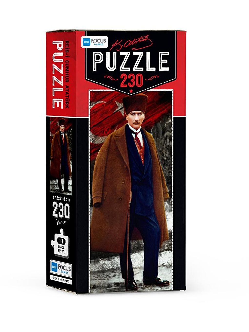 Blue Focus Karışık 230 Parça Puzzle - Reis-i Cumhur Atatürk - 1