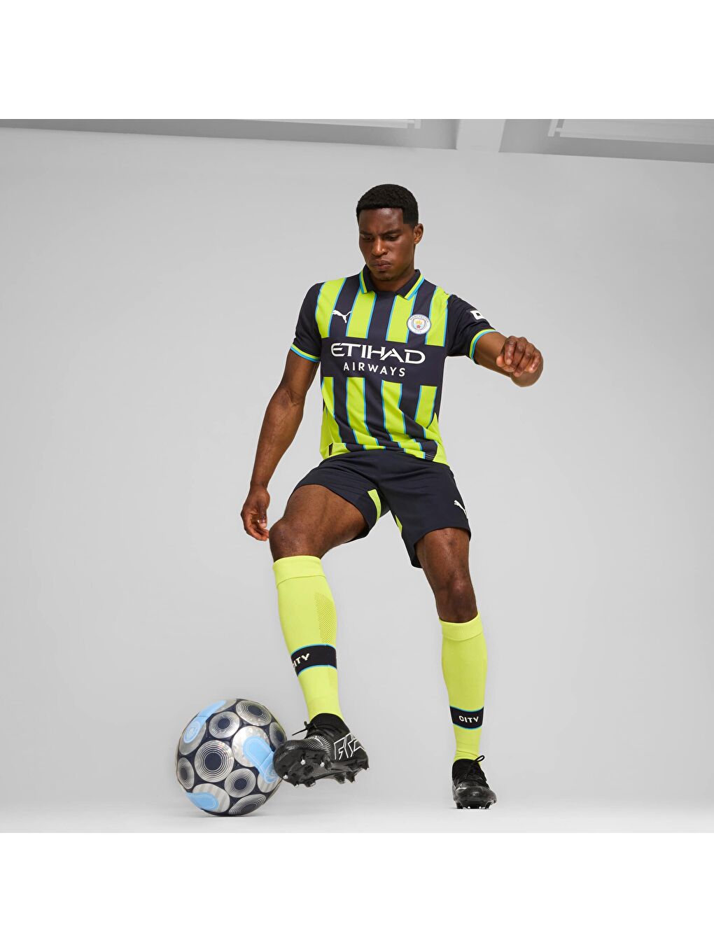 Lacivert Manchester City 24/25 Erkek Deplasman Forması