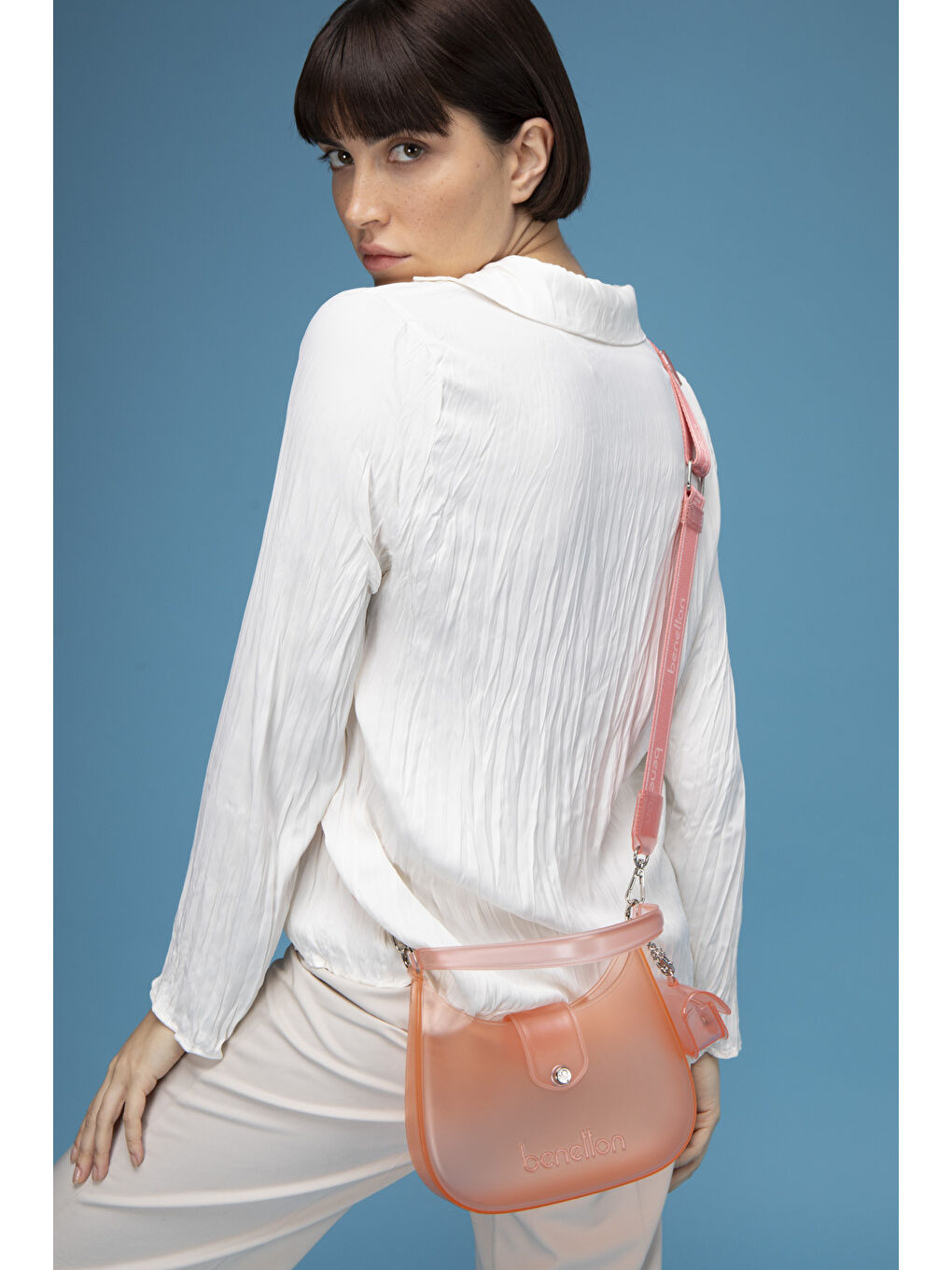 Kadin Kol Çantasi Pembe BNT1454-2