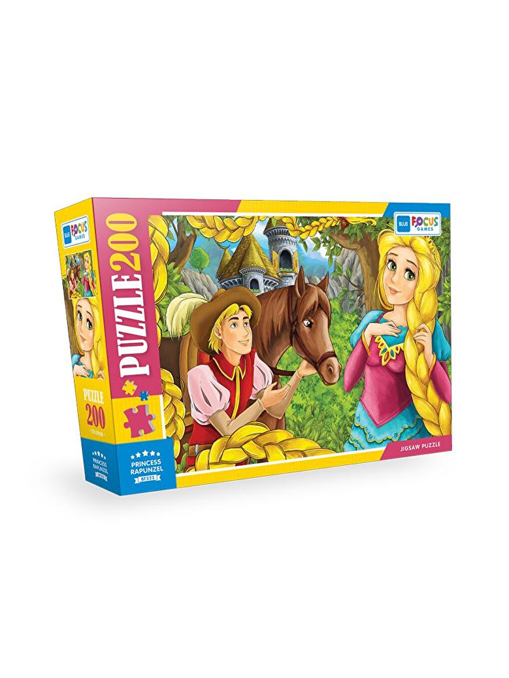 Blue Focus Karışık 200 Parça Puzzle - Prenses Rapunzel (Princess Rapunzel) - 1