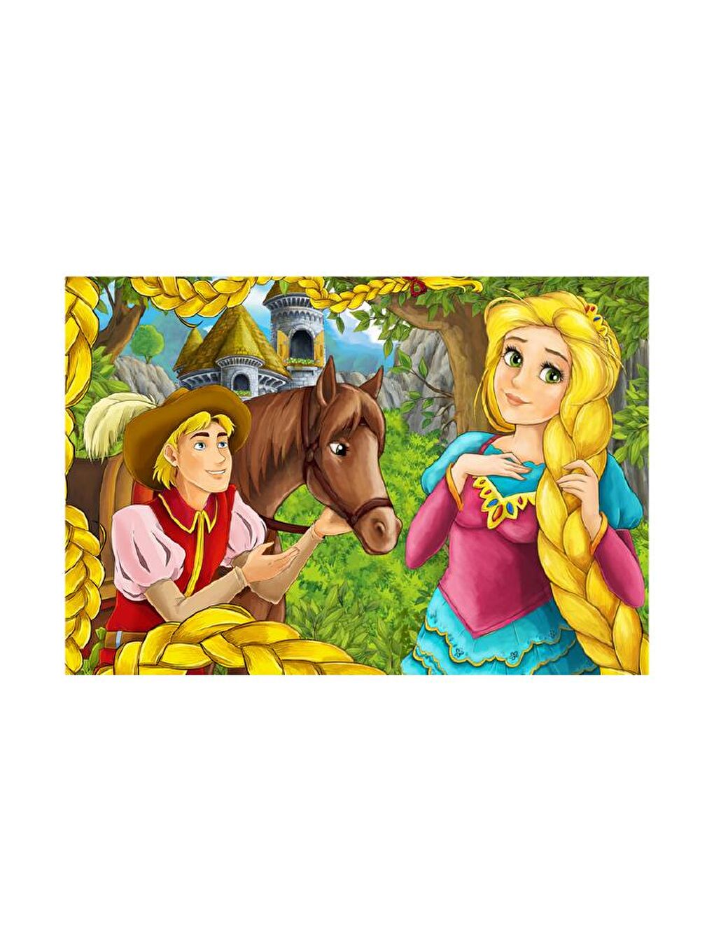 Blue Focus Karışık 200 Parça Puzzle - Prenses Rapunzel (Princess Rapunzel) - 2