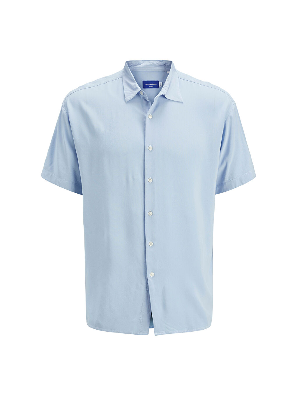 Joshua Viscose Erkek Mavi Klasik Yaka Gömlek