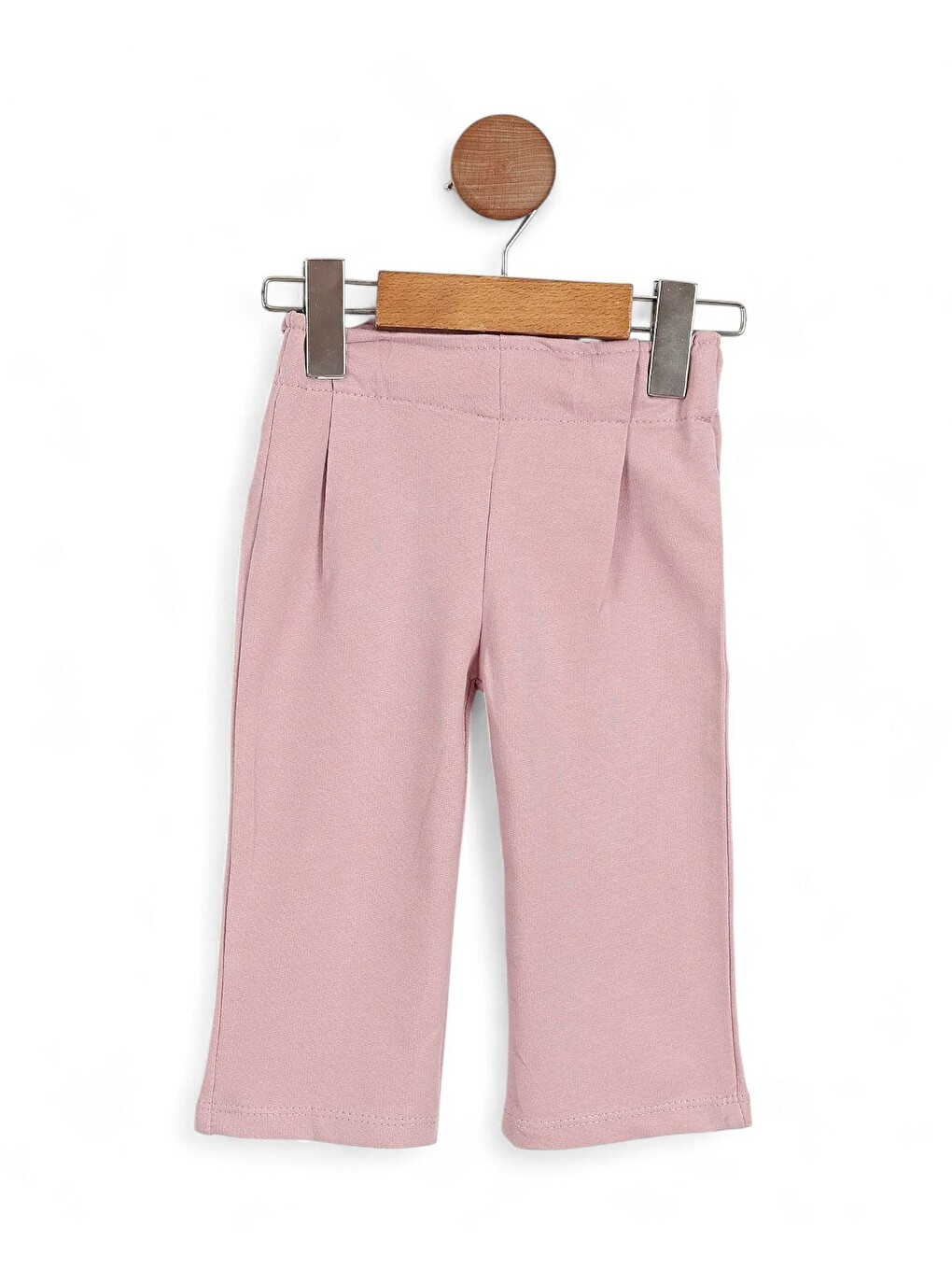 Pembe Kız Bebek Özel Tasarım Bebe Yakalı, Örme Triko 6-9-12 Ay Bebek Takımı-3