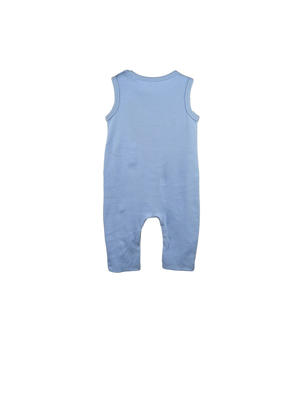 Mavi Gots Sertifikalı %100 Organik Pamuk Sıfır Kollu Tulum (3-24Ay)-2