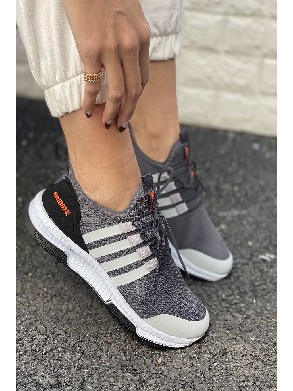 Gri Unisex İnsport Sneaker-3