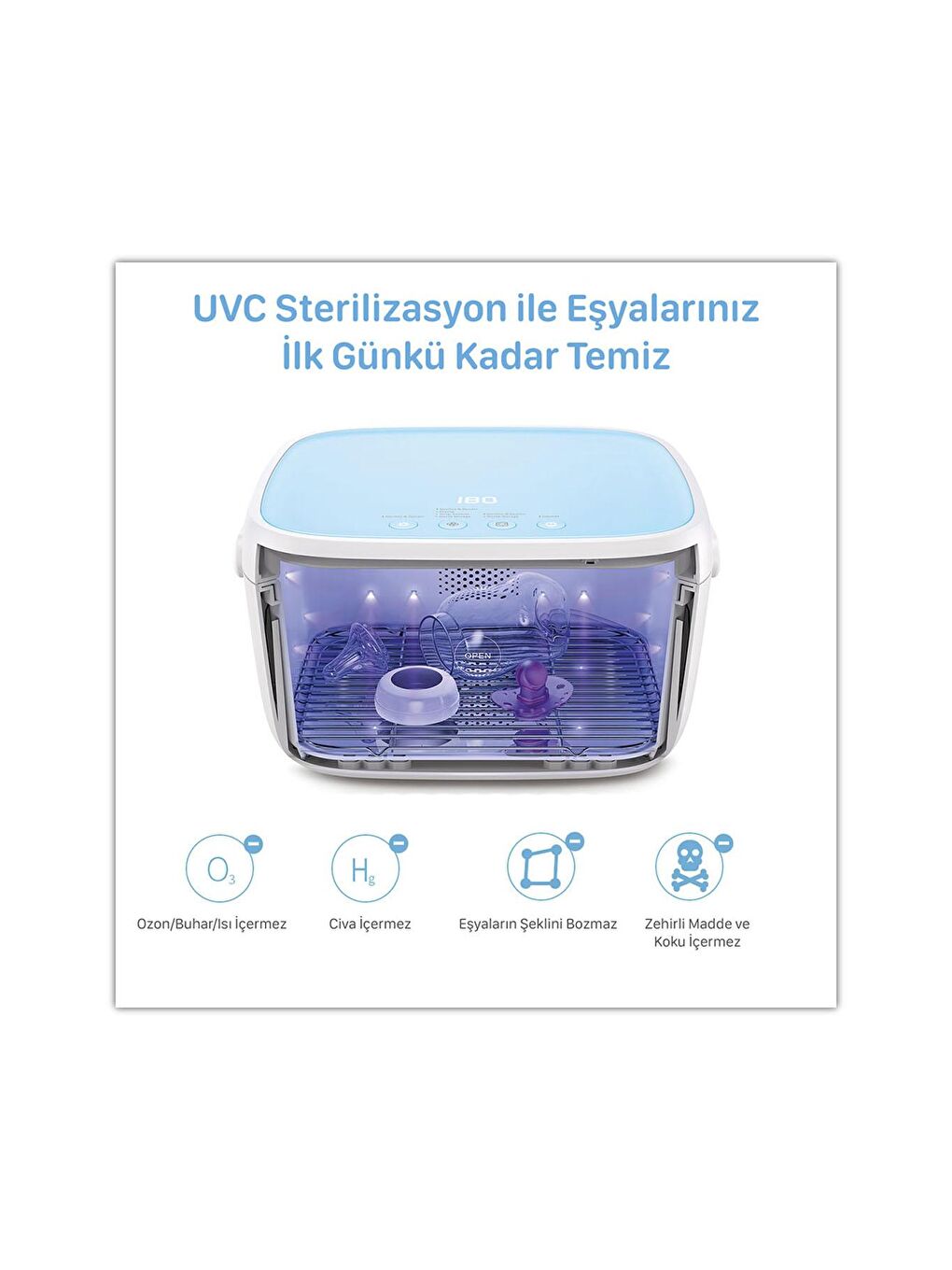 T5 Ultraviyole (UVC) Çok Fonksiyonlu Sterilizasyon Cihazı-2