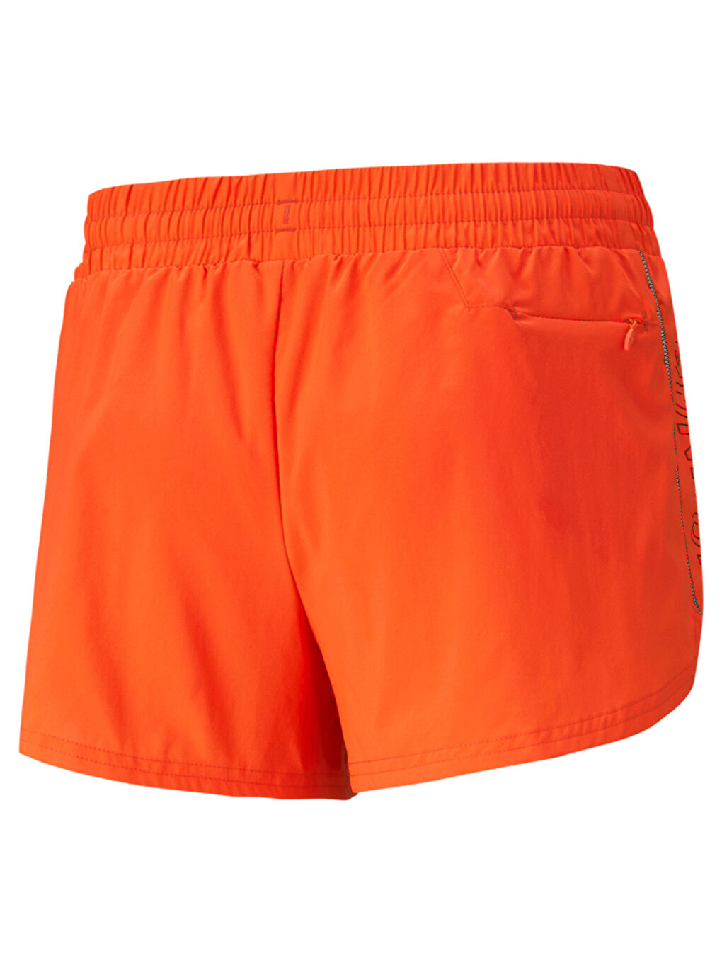 Kırmızı GRAPHIC Dokuma 3" Kadın Koşu Şort-1