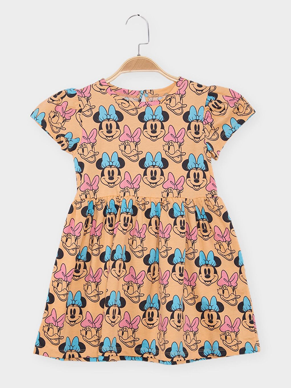 Pembe Minnie Mouse Lisanslı Kız Çocuk Elbise 21800