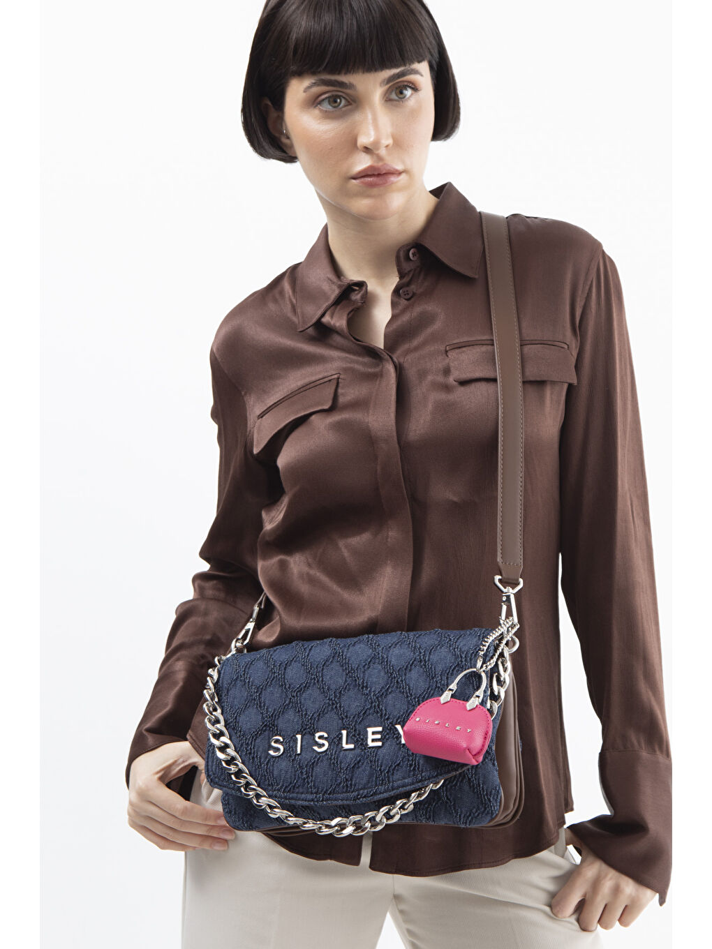 Lacivert Kadin Çapraz Çanta Laci̇ SLY061