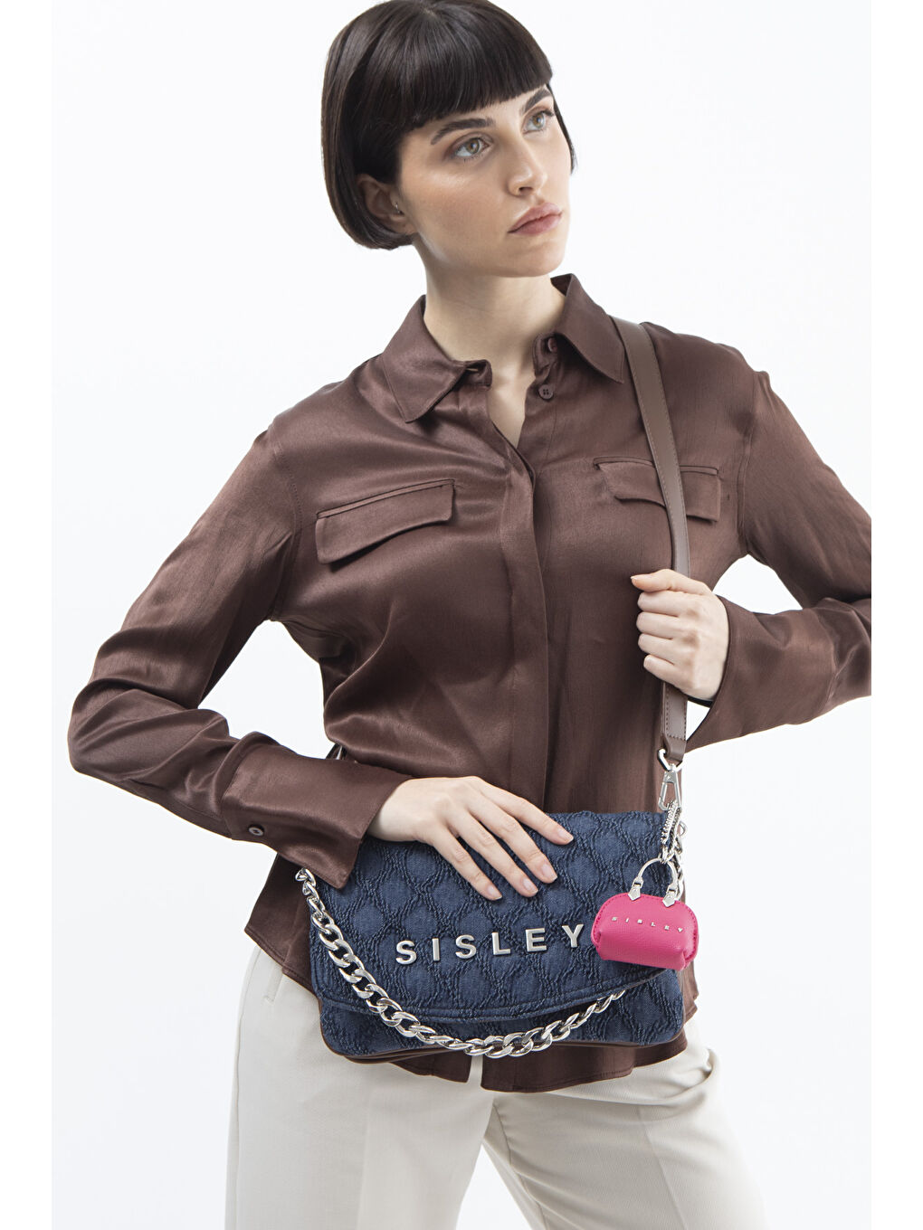 Lacivert Kadin Çapraz Çanta Laci̇ SLY061-1