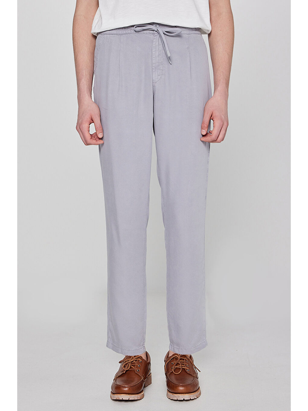 Gri Regular Fit Siyah Pantolon-2