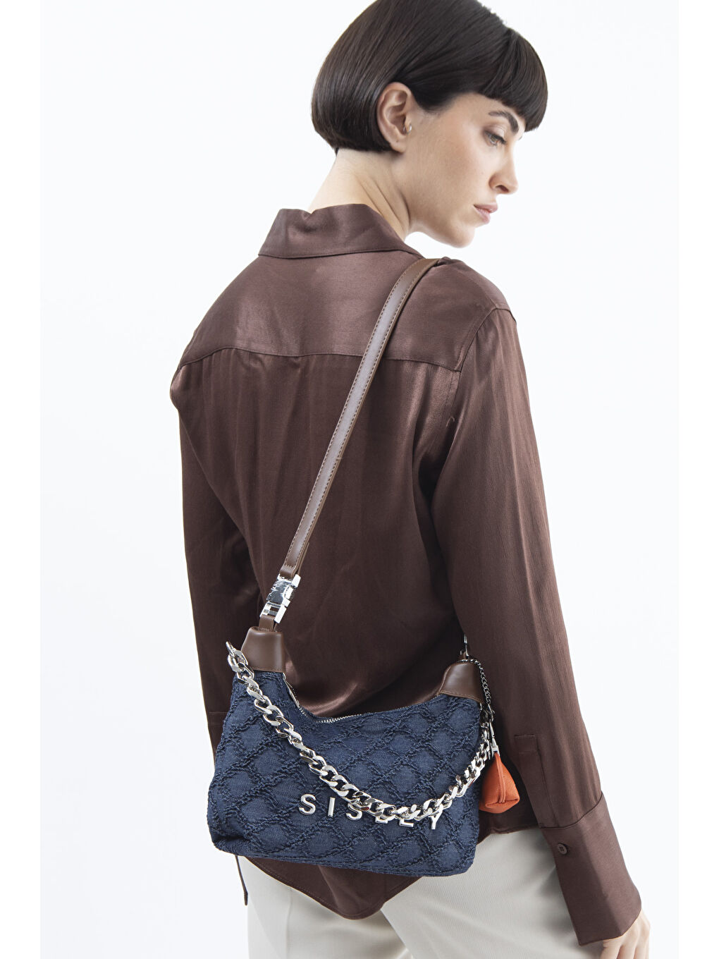 Lacivert Kadin Çapraz Çanta Laci̇ SLY081-1