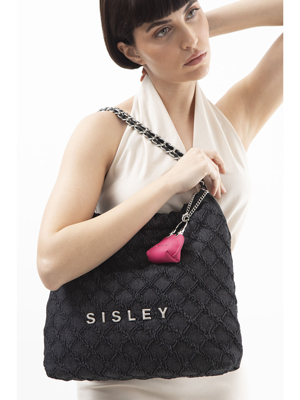 Sisley Siyah Kadin Kol Çantasi Si̇yah SLY063