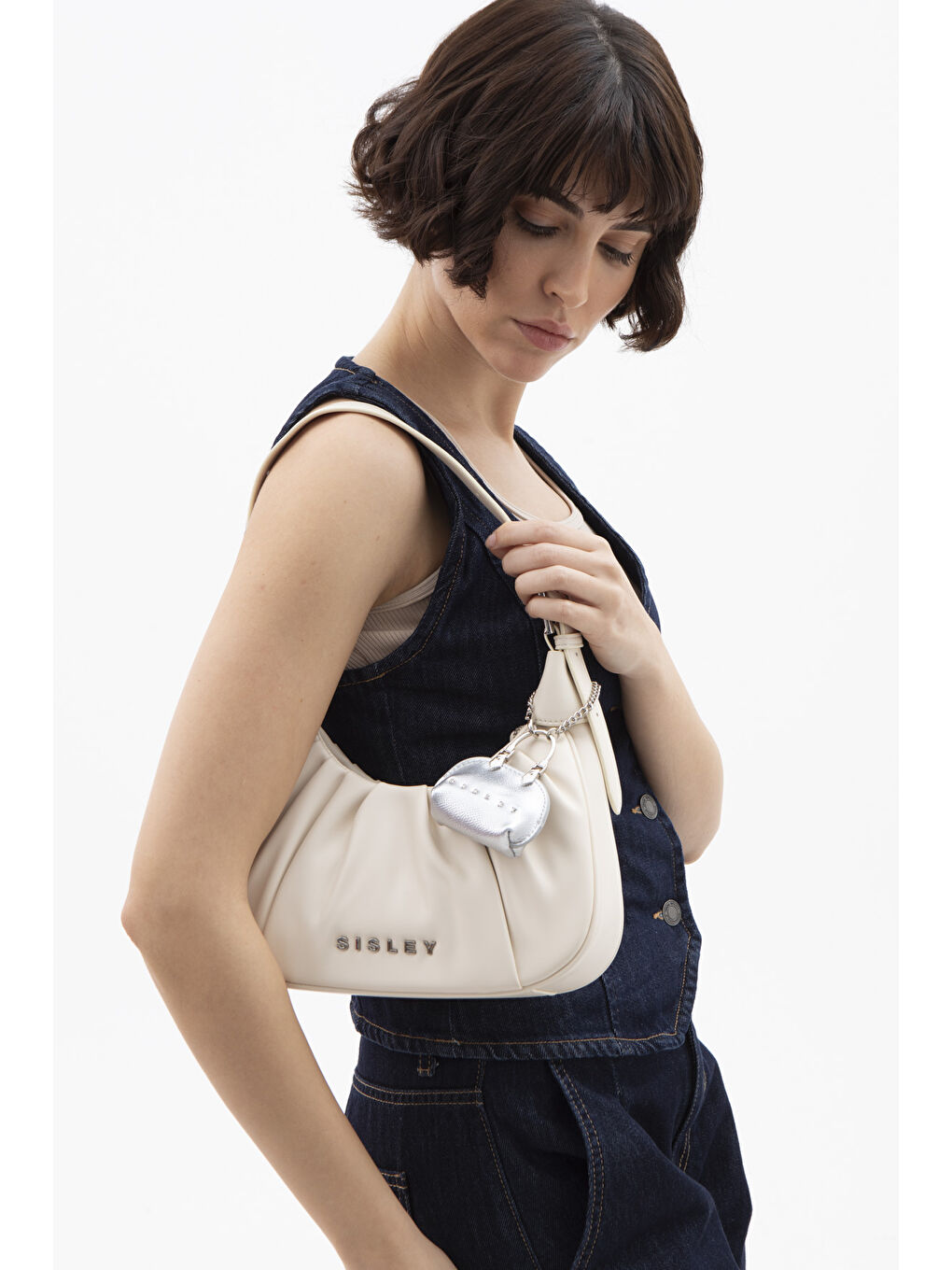 Kadin Kol Çantasi Bej SLY098-1