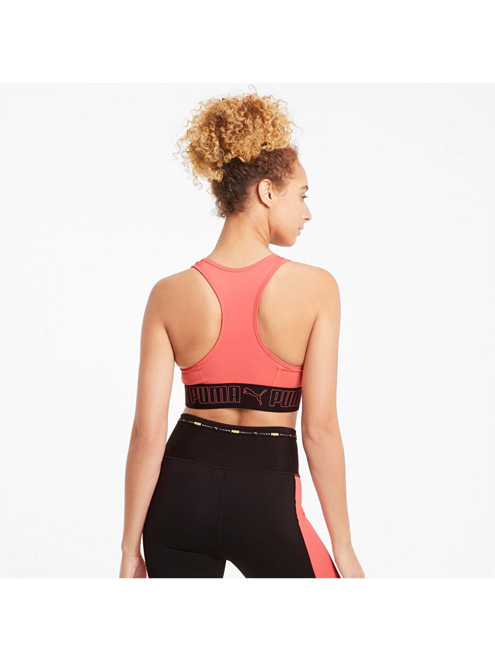 Turuncu MID ELASTIC Kadın Antrenman Sütyeni-1