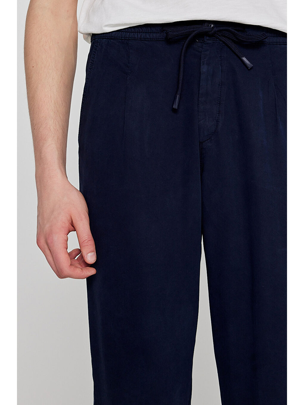 Lacivert Regular Fit Siyah Pantolon-3