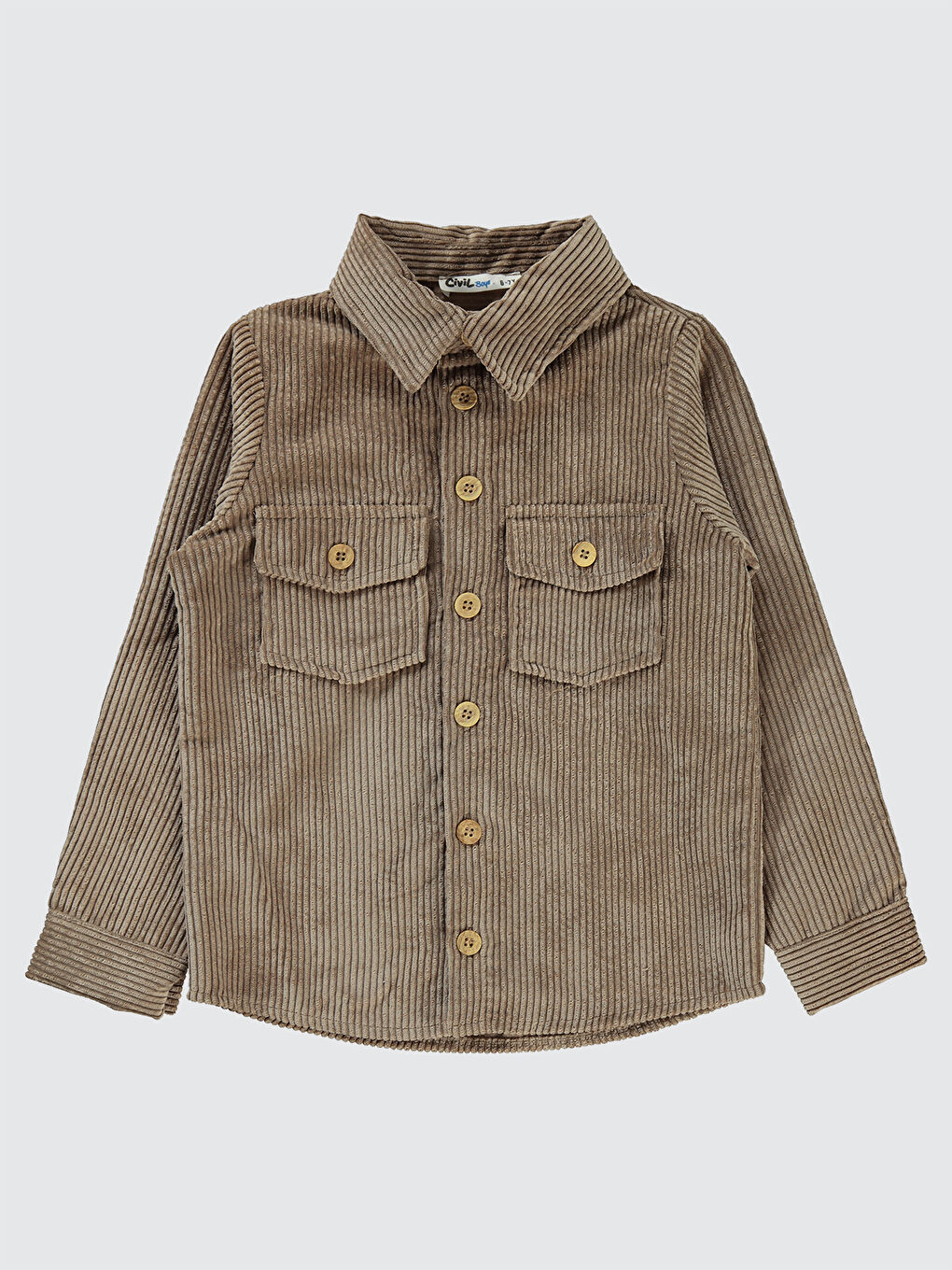 Kahverengi Boys Erkek Çocuk Gömlek 6-9 Yaş Camel