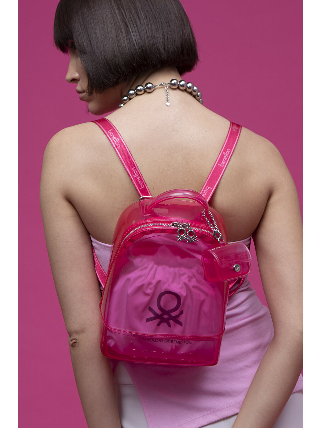 Kadin Sirt Çantasi Fuşya BNT1455-1