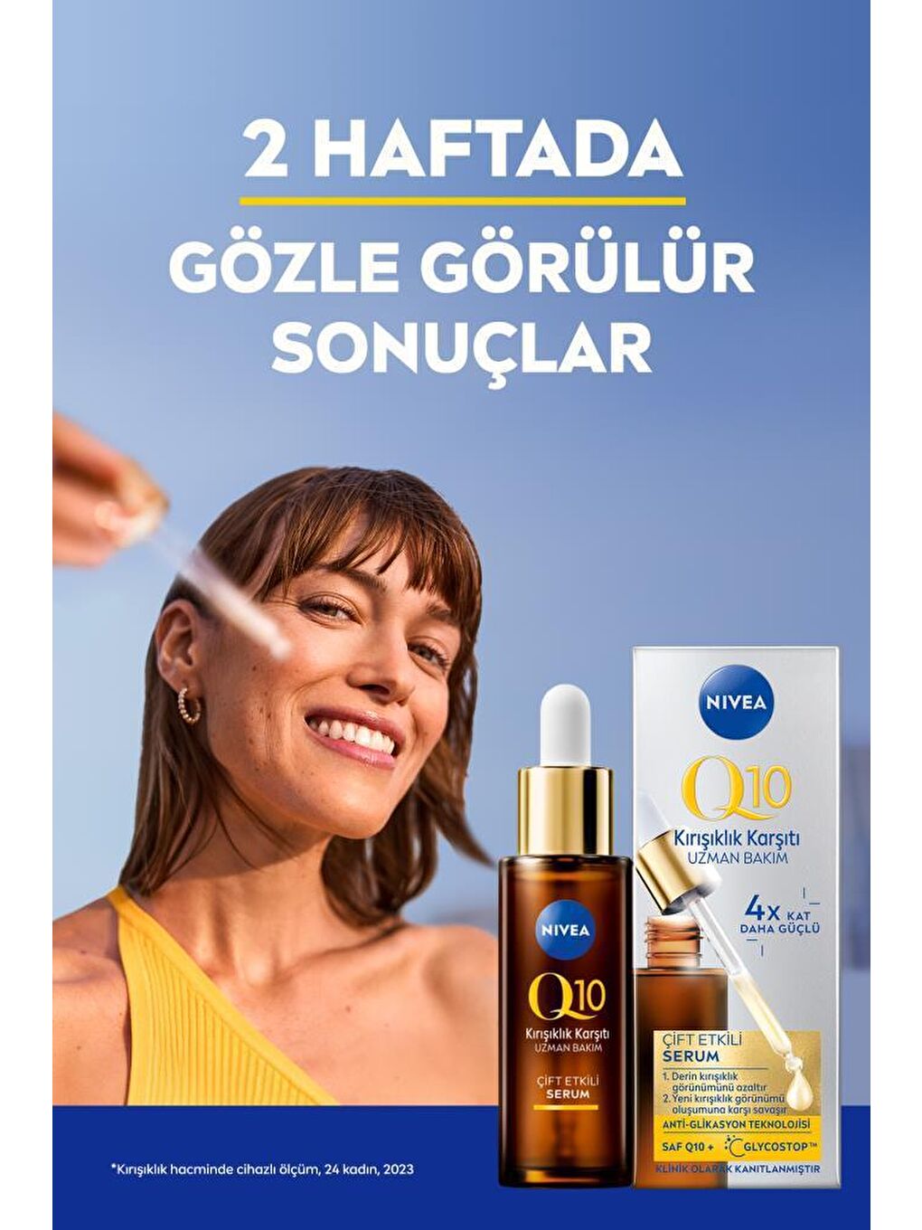 NIVEA Şeffaf Q10 Kırışıklık Karşıtı Çift Etkili Cilt Serumu 30 ml - 6