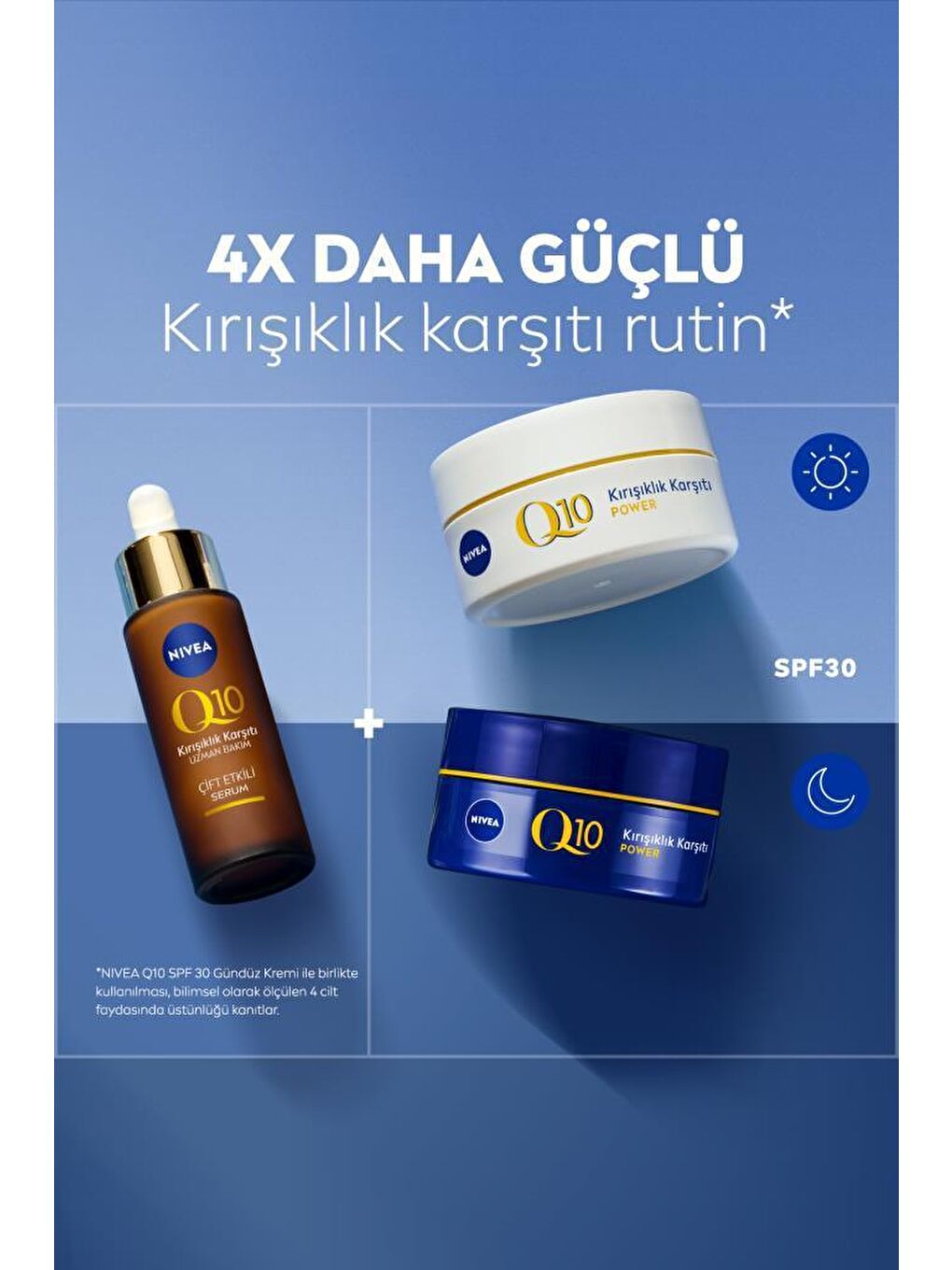 NIVEA Şeffaf Q10 Kırışıklık Karşıtı Çift Etkili Cilt Serumu 30 ml - 7