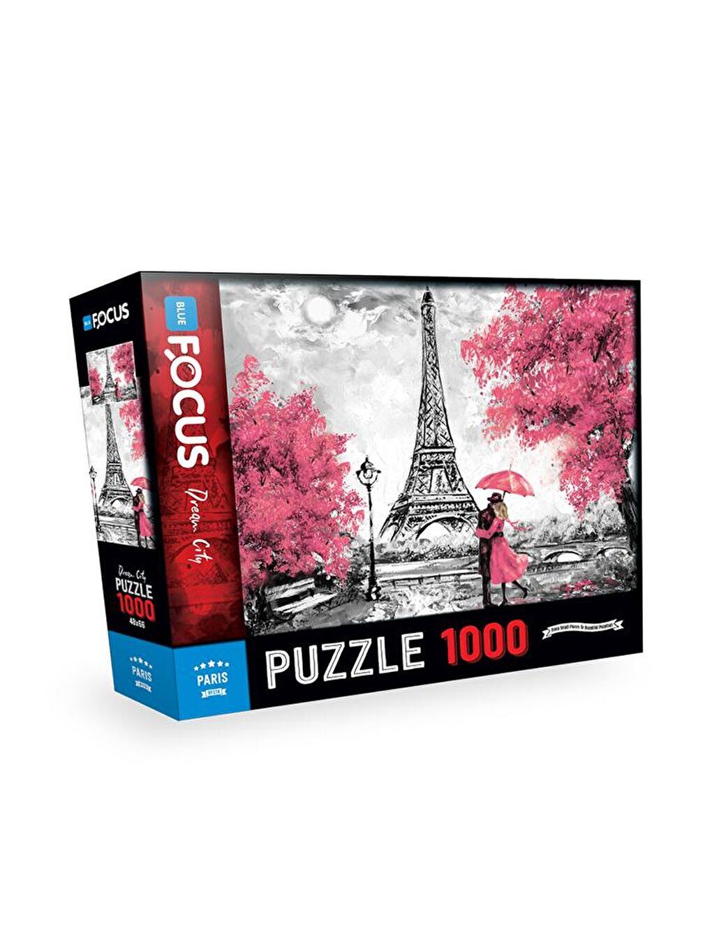 Blue Focus Karışık 1000 Parça Puzzle - Paris - 1