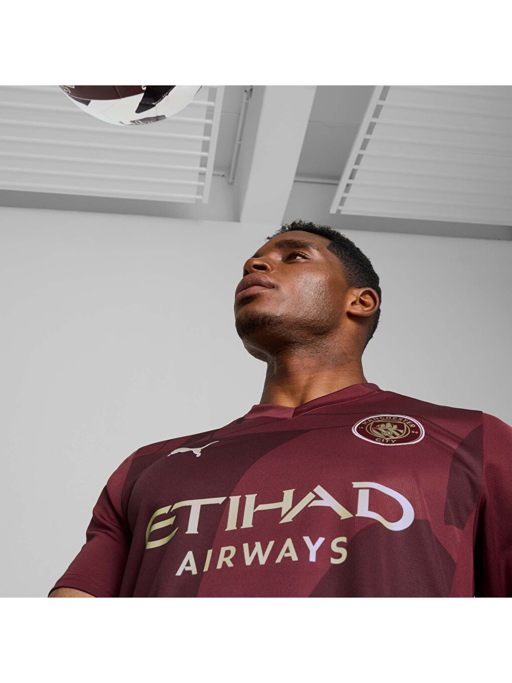 Bordo Manchester City 24/25 Erkek Üçüncü Forma-3