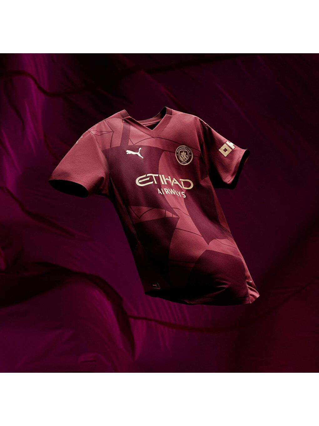 Bordo Manchester City 24/25 Erkek Üçüncü Forma-5