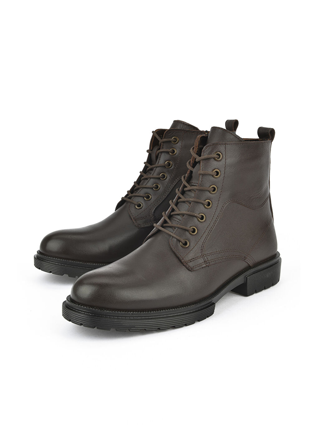 Kahverengi Erkek Hakiki Deri Bot 143423Z2106 Kahve