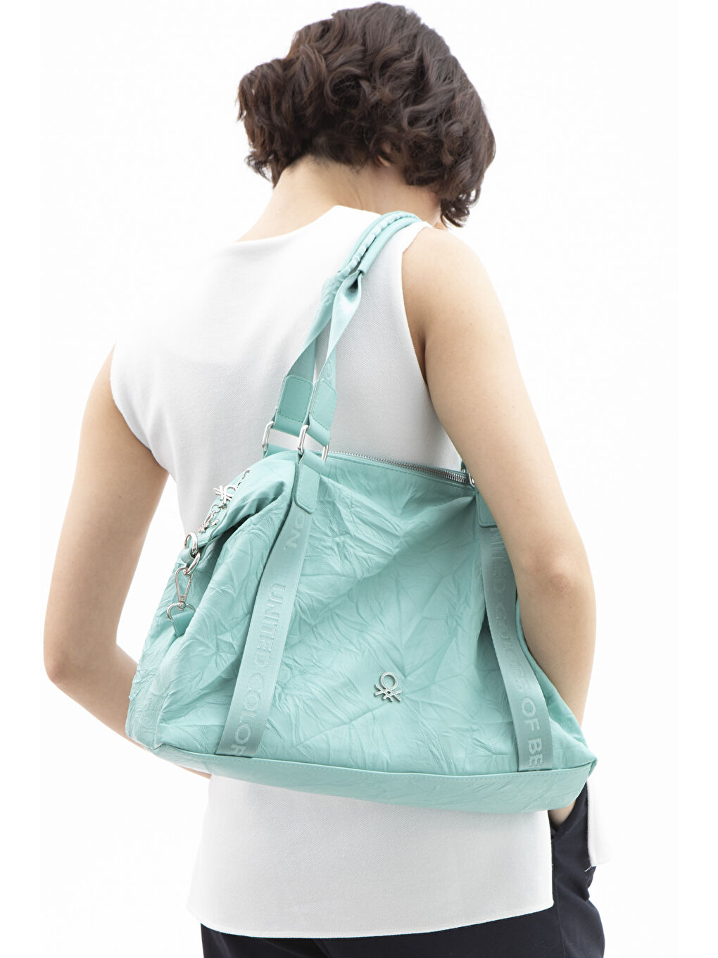 Yeşil Kadin Kol Çantasi Yeşi̇l BNT1470-1