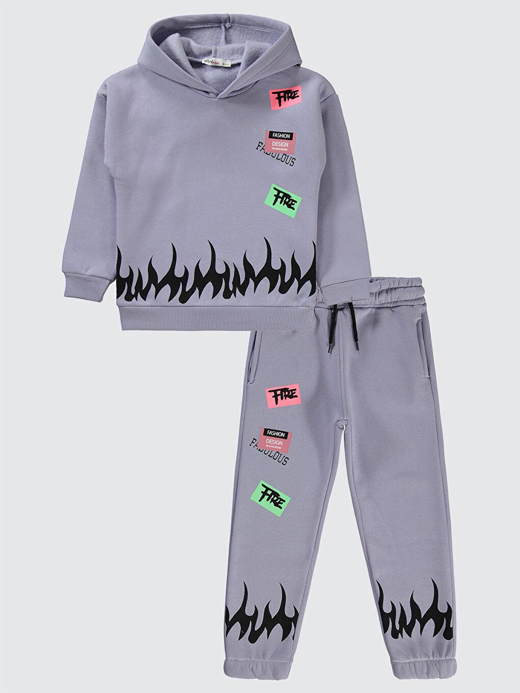 Girls Kız Çocuk Eşofman Takımı 6-9 Yaş Lila