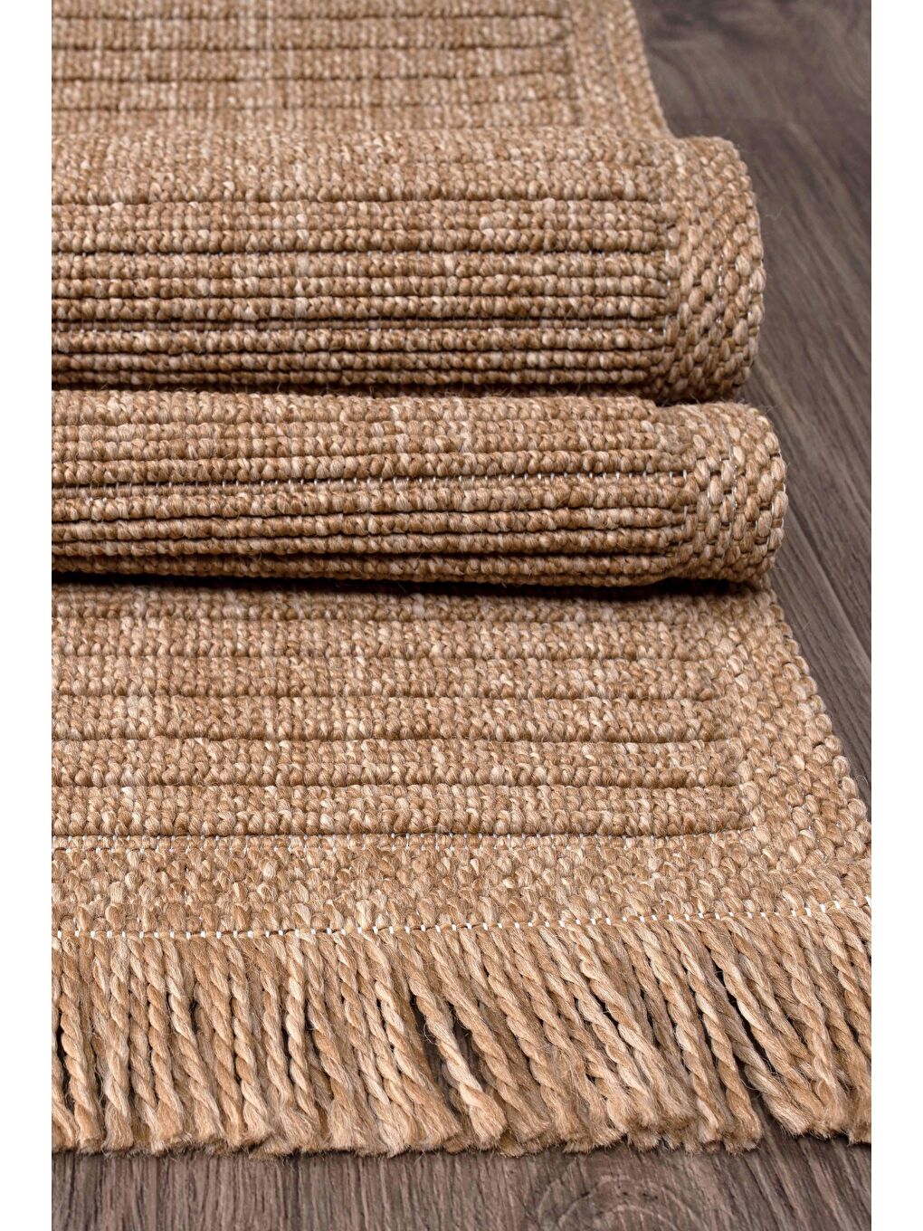 Bej Konfor Vlora 4761 Jüt Hasır Bukle Örme Kilim-200x290-1