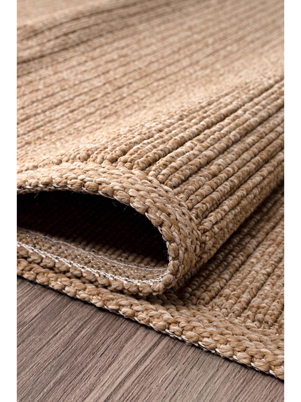 Bej Konfor Vlora 4761 Jüt Hasır Bukle Örme Kilim-200x290-2