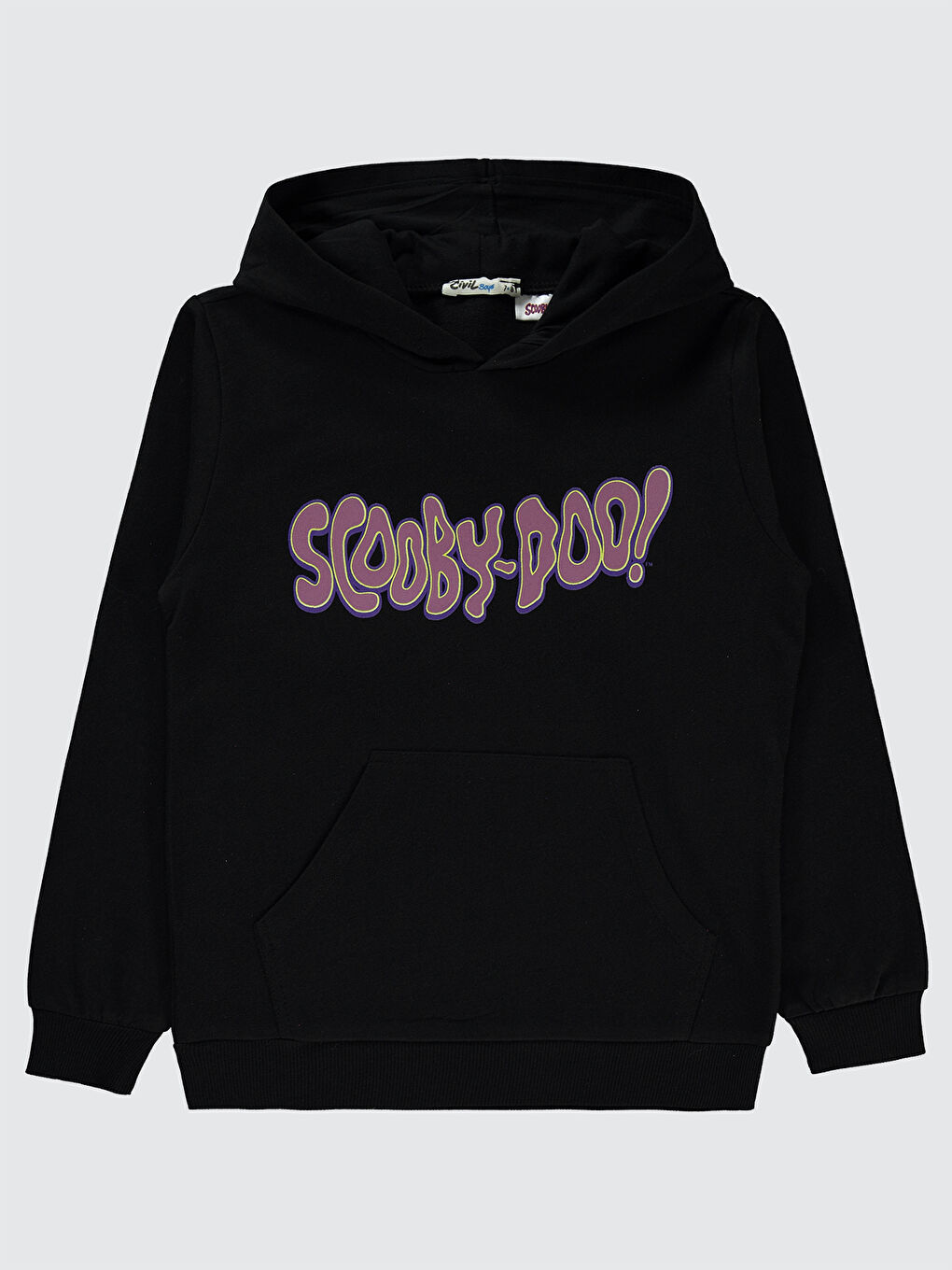 Civil Scooby-doo Erkek Çocuk Sweatshirt 10-13 Yaş Siyah