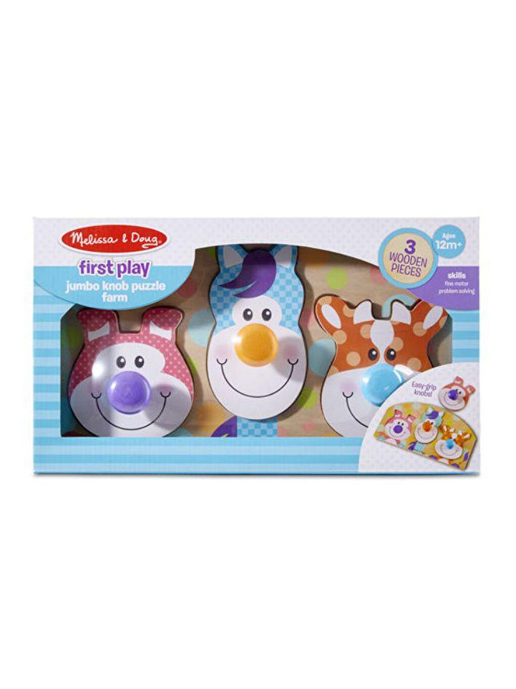 Melissa and Doug Karışık Büyük Tutmalı Yapboz - Çiftlik - 3