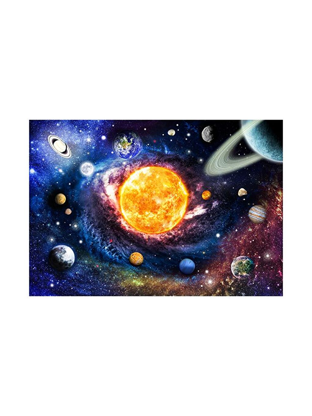 Blue Focus 500 Parça Puzzle - Güneş Sistemi (Solar System) - 1