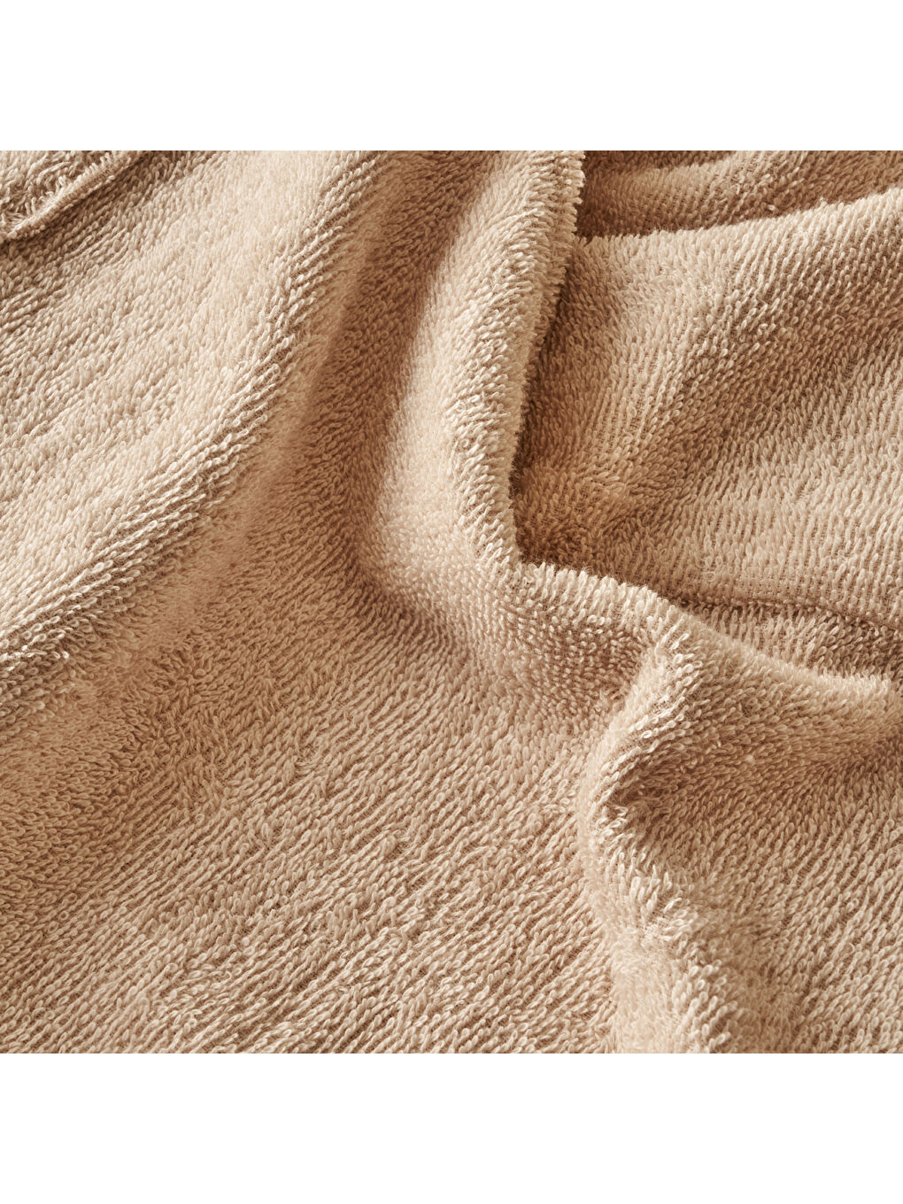 %100 Pamuk Premium Dorita Kadın Bornoz Bej (L/XL)-1