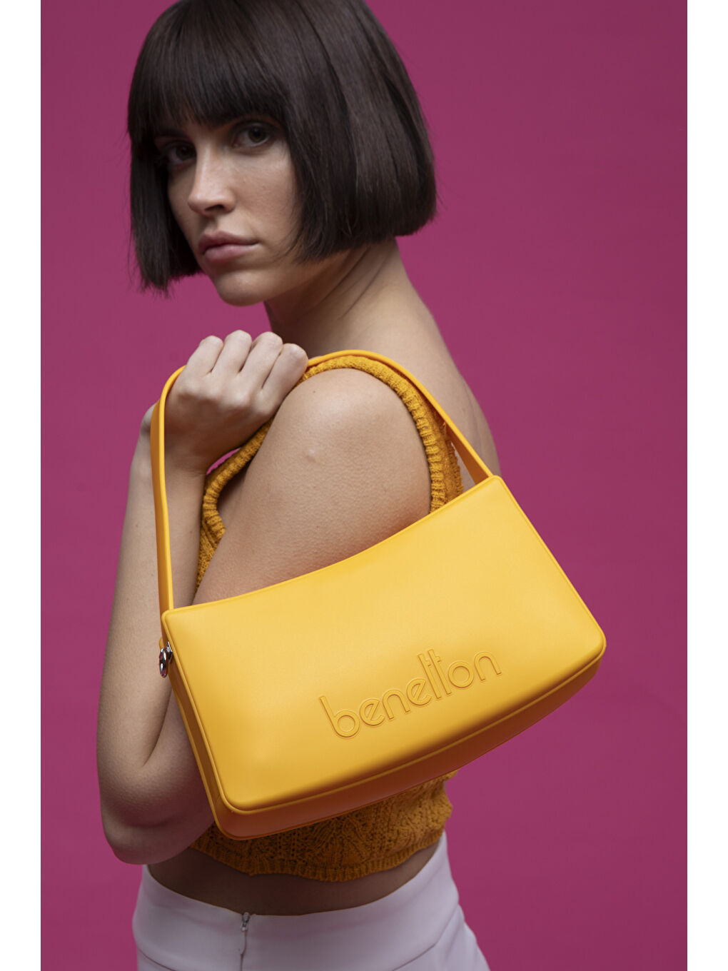 Sarı Kadin El Çantasi Sari BNT1467