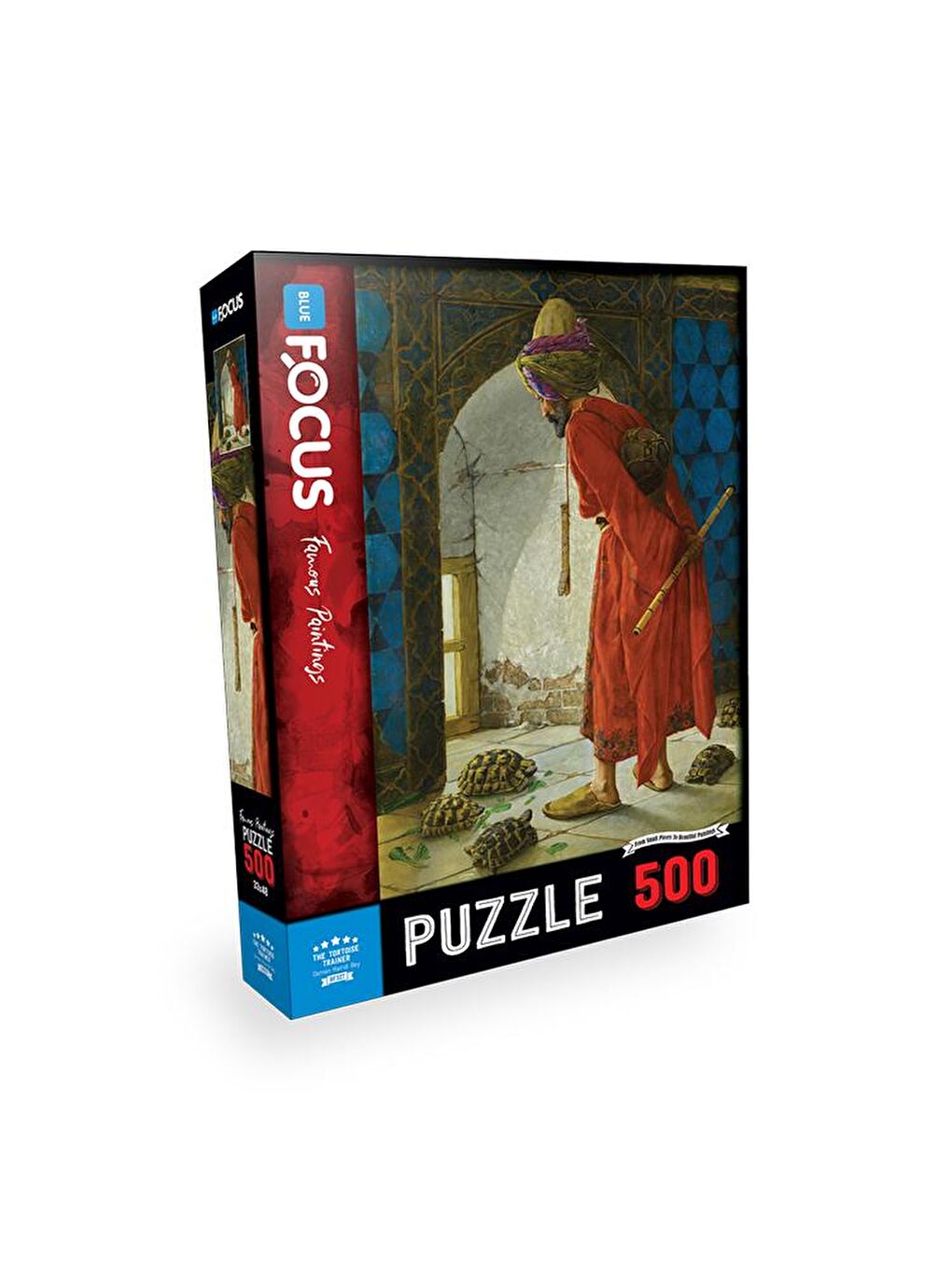 Blue Focus Karışık 500 Parça Puzzle - Kaplumbağa Terbiyecisi (The Tortoise Trainer) - 1