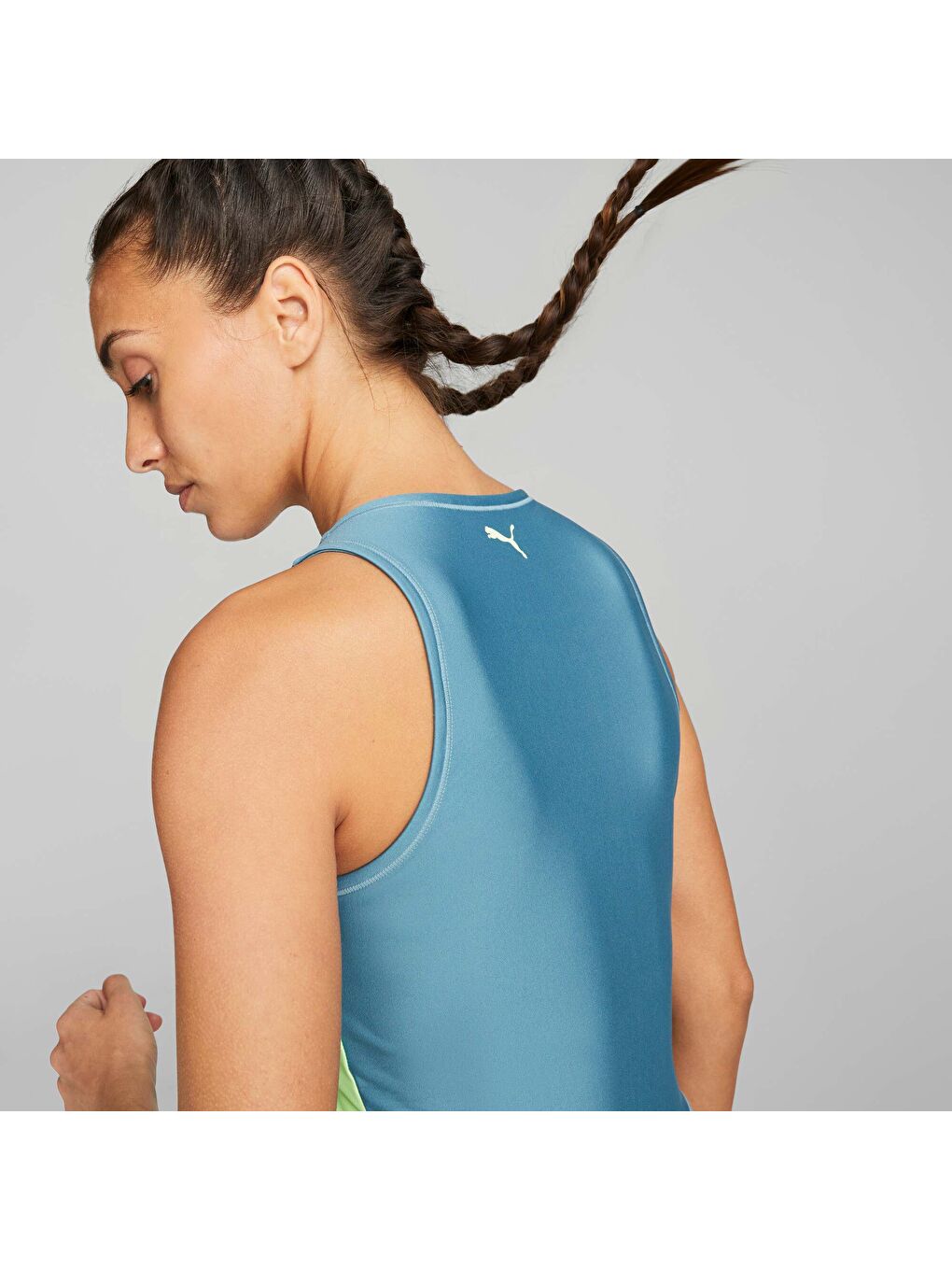 Mavi FIT Kadın Antrenman Crop Üst-1