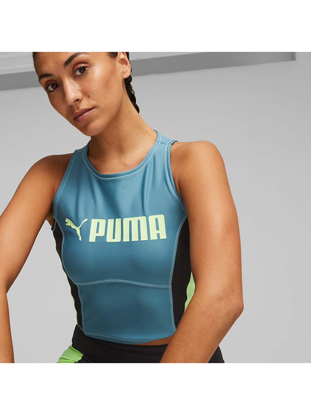 Mavi FIT Kadın Antrenman Crop Üst-5