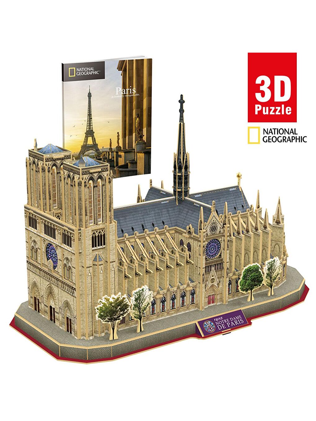 3D Puzzle National Geographic Serisi - Notre Dame de Paris