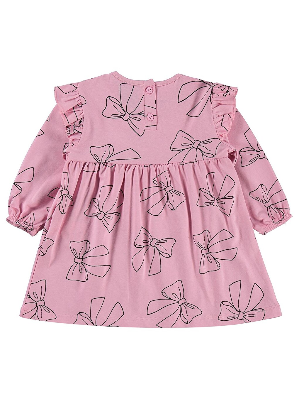 Baby Fiyonk Empirme 6-18 Ay Jile Ve Elbise - Pembe-1