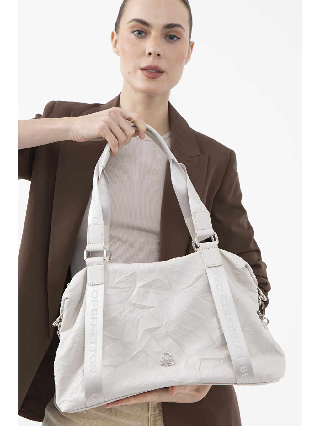 Kadin Kol Çantasi Bej BNT1470