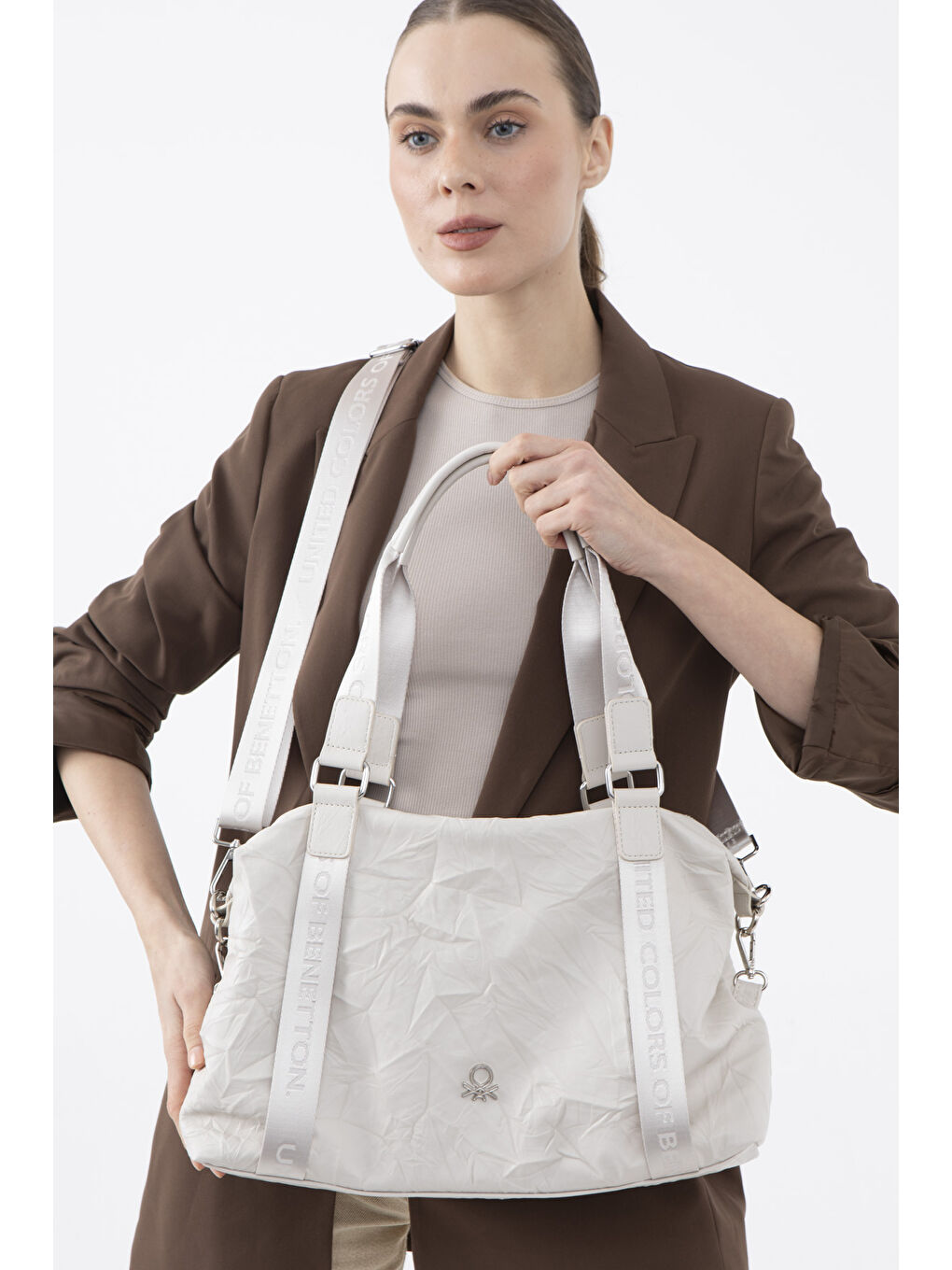 Kadin Kol Çantasi Bej BNT1470-1