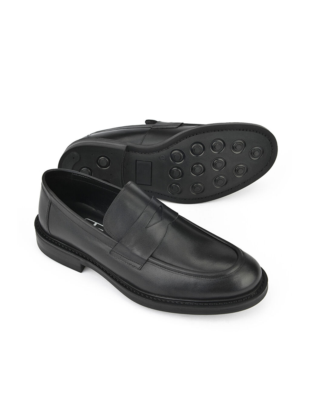 Erkek Hakiki Deri Ayakkabı 143986Z4161 Siyah-1